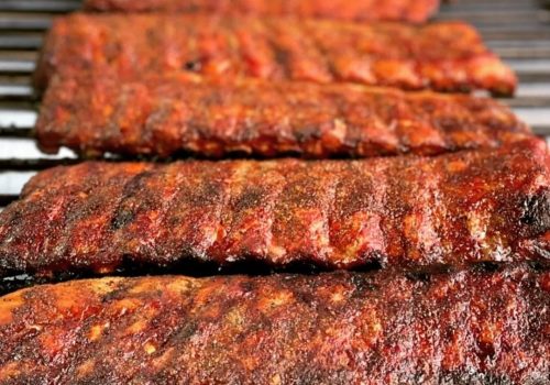 AhumadorPorte§o-Baby back Ribs con salsa bbq